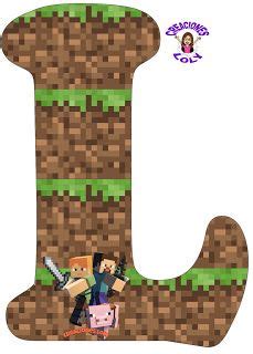 Ideas De Abecedario Minecraft Minecraft Abecedario Adornos Para