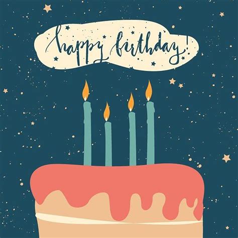 Vector Illustration Happy Birthday Happy Birthday Illustration Happy