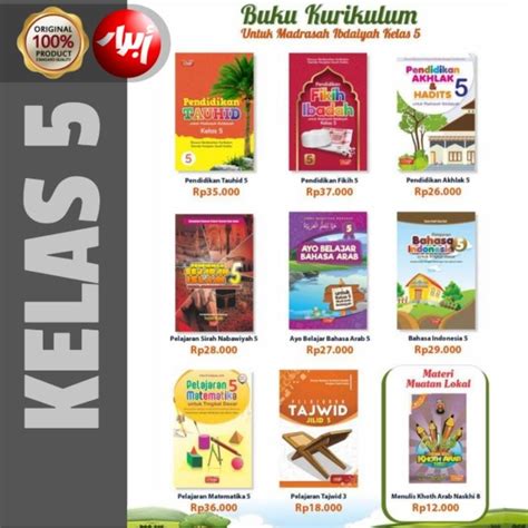 Jual Buku Pendidikan Pelajaran Kelas Untuk Madrasah Ibtidaiyah