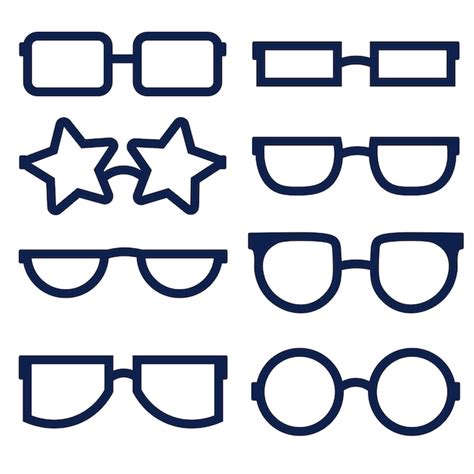 Premium Vector Sunglasses Icon Set