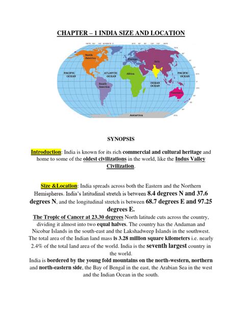 2023 2024 Class Ix Geography Part 1 Aw Pdf