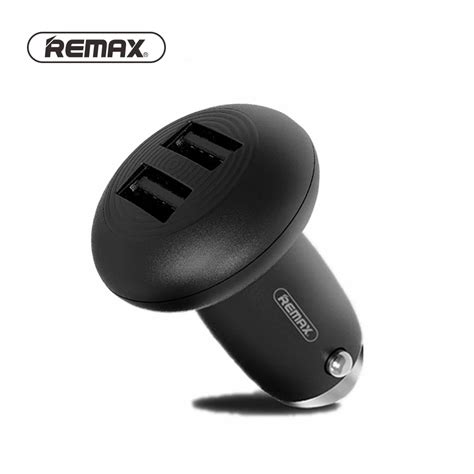 Remax Dual Usb Portable Car Charger Mushroom Head Usb Charger Fast