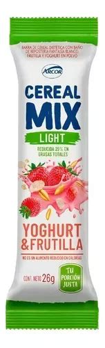 Cereal Mix Yoghurt Y Frutilla Light X 20 Unidades MercadoLibre