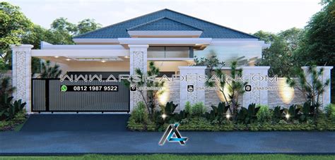 Desain Rumah X Meter Pemilik Bapak Alfarius Palembang