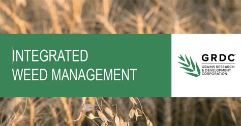 Integrated Weed Management Workshop Handbook WeedSmart