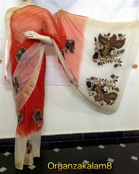 Pure Organza Kalamkari Saree At Rs 2200 Piece Women Designer Sarees