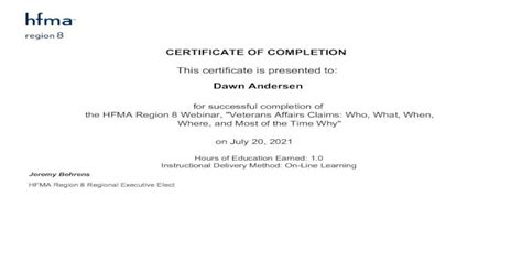 Certificate Of Completion20210708 · Certificate Of Completion This