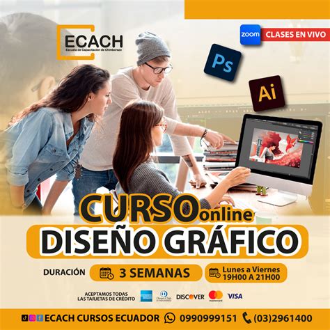 Curso De DiseÑo GrÁfico Online Ecuador Ecach