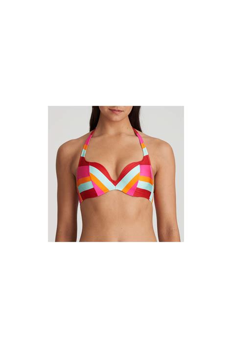 Bikini A Rayas Con Relleno Unas Con Descuento Bikini Con Relleno