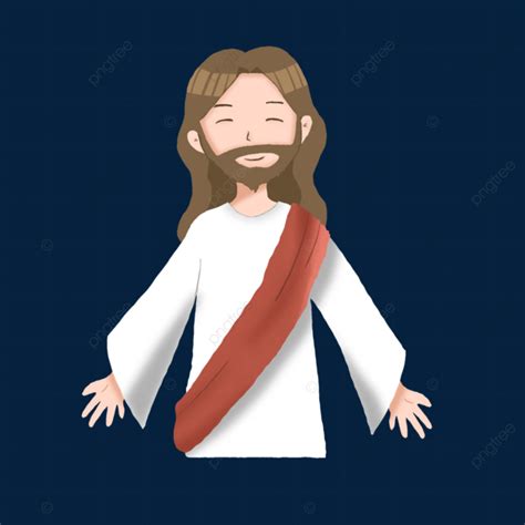 Ascension Day Jesus Christ Hand Drawn Illustration Jesuschrist