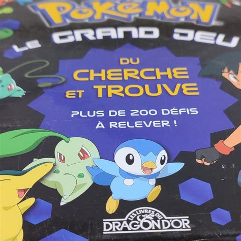 Pokémon le grand jeu du cherche et trouve Label Emmaüs