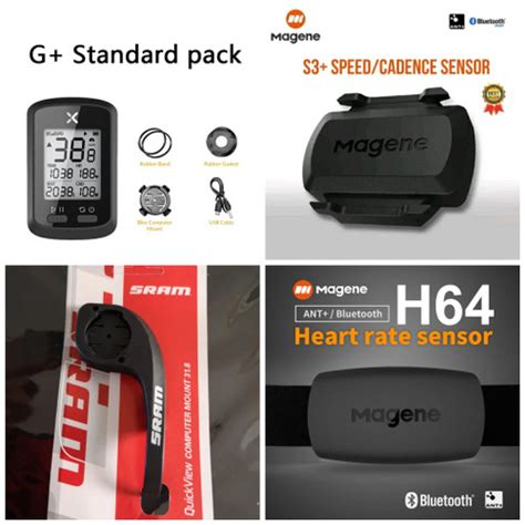 Jual Paket Xoss G Magene Speed Cadence Magene Heart Barfly Sram