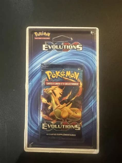 BOOSTER POKÉMON XY Évolutions Sous Blister Illustration Dracaufeu NEUF