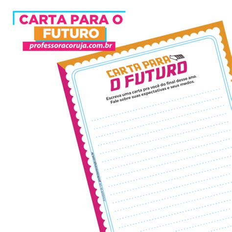 Carta Para O Futuro Professora Coruja