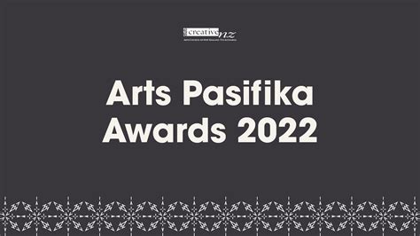 Livestream Arts Pasifika Awards 2022 YouTube