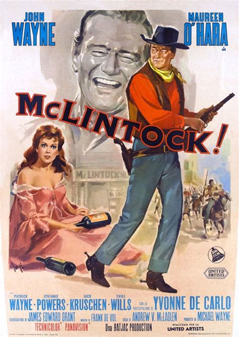 Mclintock 1963 John Wayne Movie Poster Reprint 19x12 5 Etsy Australia