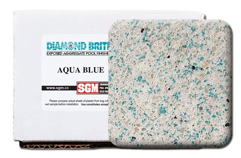 Diamond Brite 3x3 Cement Kit 6pc Aqua Blue Sgm Inc