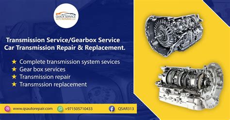 Car Transmission Repair Service | Car Gearbox Repair Service In Dubai ...