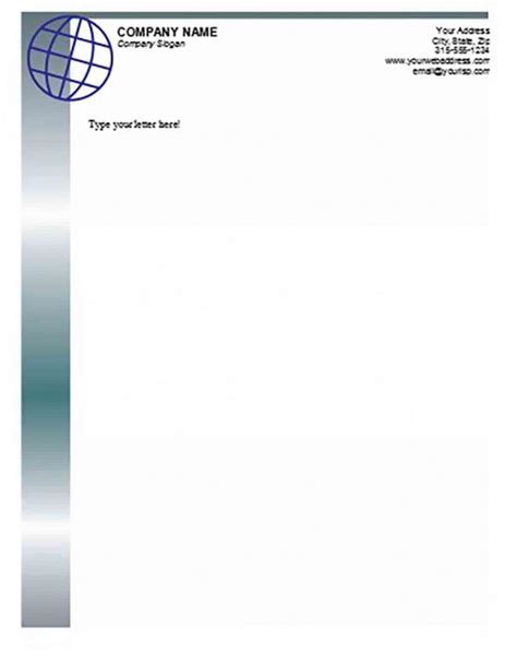 Free Printable Letterhead Templates Detrester