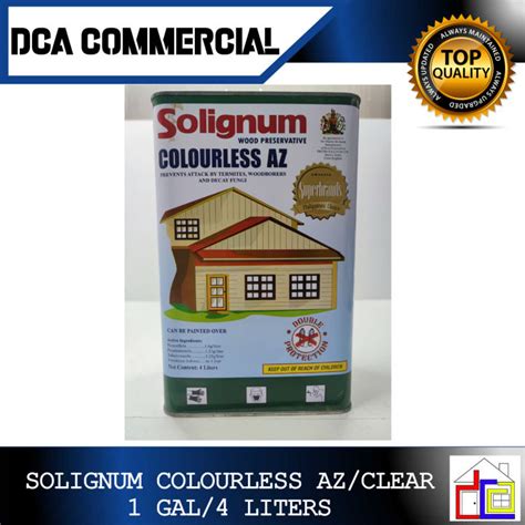 SOLIGNUM COLOURLESS AZ CLEAR 1 GAL 4 LITERS Lazada PH