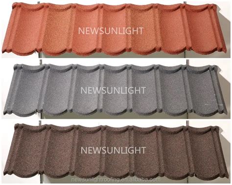 Roof Tile Ridge Cap 1320 420mm Color Stone Coated Metal Roofing Tile