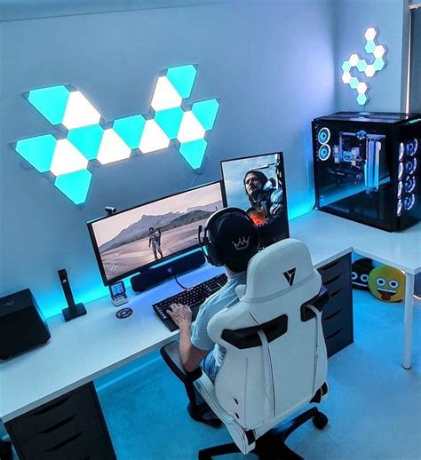 Cleannn 🖥 Rate This Setup 1 To 10 🔥 Gaming Room Setup Video Game