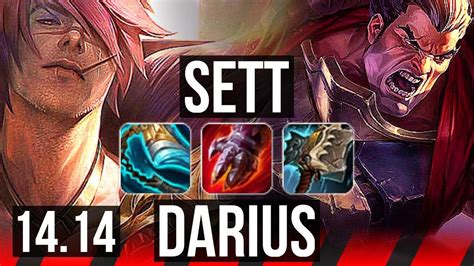 Sett Vs Darius Top 7 Solo Kills 1524 Legendary Eune Diamond