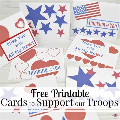 Military Thank You Cards Free Printable