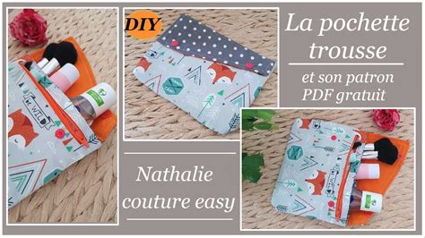 Un Tuto Couture Pour Cette Pochette Trousse Patron PDF Gratuit