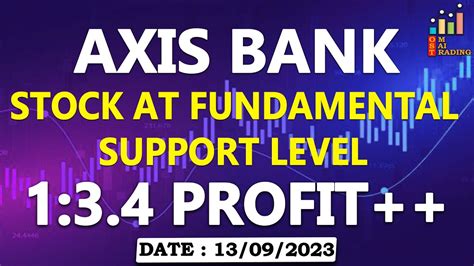 Intraday Stock Live Trading Axis Bank Rr 134 Profit Achieve