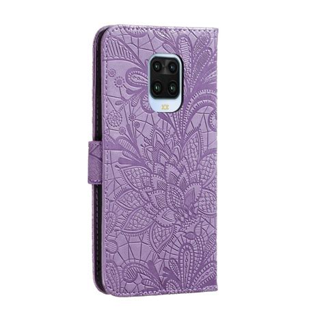 Preklopni Ovitek Flower Purple Za Xiaomi Redmi Note 9s 9 Pro 9