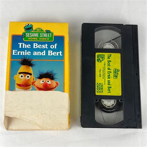 Vintage Sesame Street Vhs Best Of Ernie And Bert Home Video 80s 1988 Jim Henson For Sale Online Ebay