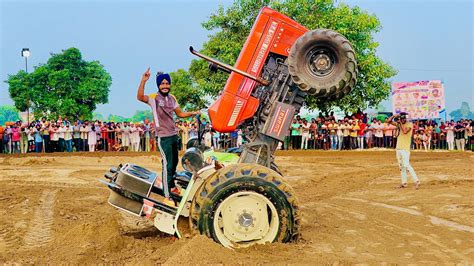 New Tractor Stunt Swaraj 855 YouTube