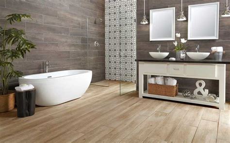 Expand Your Design Horizons With These Wood Tile Bathroom Ideas | Decoist