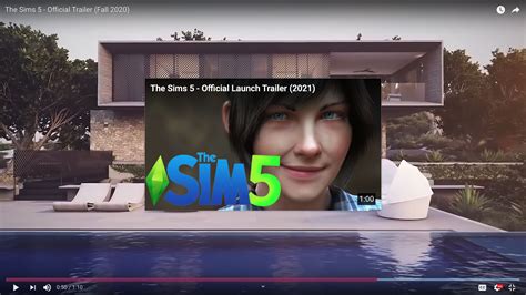 This SIMS 5 trailer being interrupted by a link to another SIMS 5 ...