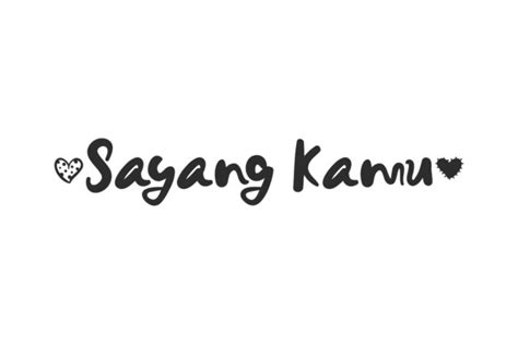 Sayang Kamu Font Download Free Font