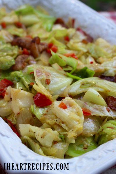 Southern Fried Cabbage Recipe | I Heart Recipes