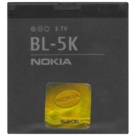 NOKIA BATTERIA LITIO ORIGINALE BL 5K BULK PER C7 N85 N86 701 X7