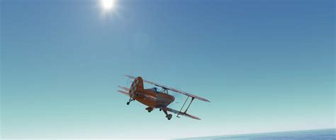 Aviat Pitts Special S2S Livery Orange 2 Flight Simulator Addon Mod