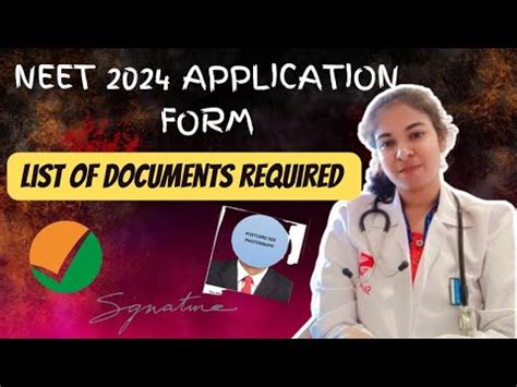 List Of Documents Required For Neet Application Form Neet