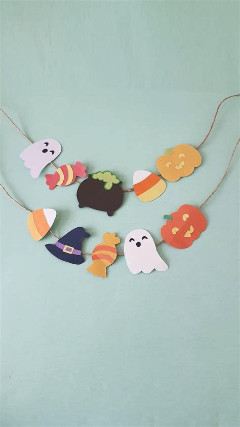 Diy Halloween Paper Garland Craft Halloween Paper Halloween Diy