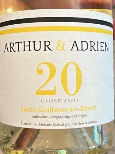 Arthur Adrien La Cuv E Vingt Vivino Us