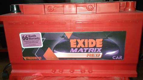 Buy Exide Matrix Red MTREDDIN100 Car Battery Pune Batterymela