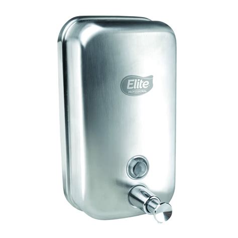 Dispensador De Jab N Elite Acero Inoxidable Ml