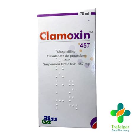 Clamoxin 457mg 5ml Suspension Trafalgar Gate Pharma