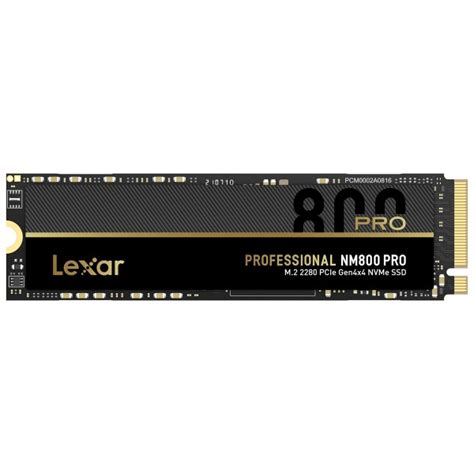 Lexar NM800P 2TB PRO LNM800P002T RNNNG PCIe GEN4X4 M 2 NVMe 7500 6500Mb