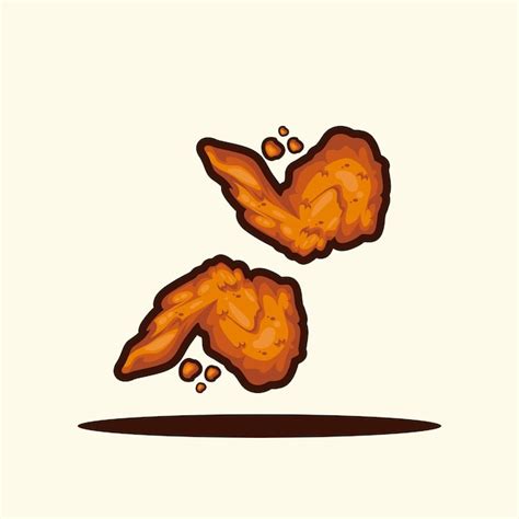 Chicken Wing Cartoon