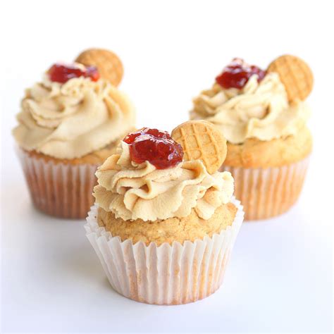 Peanut Butter And Jelly Cupcakes The Girl Who Ate Everything