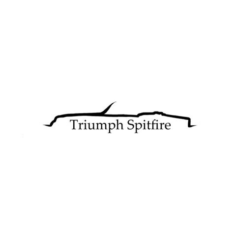 Spitfire Outline - Triumph Spitfire - T-Shirt | TeePublic