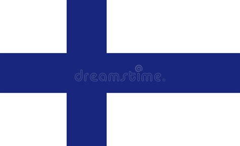 Finland Flag. Official Colors Stock Vector - Illustration of discussion ...